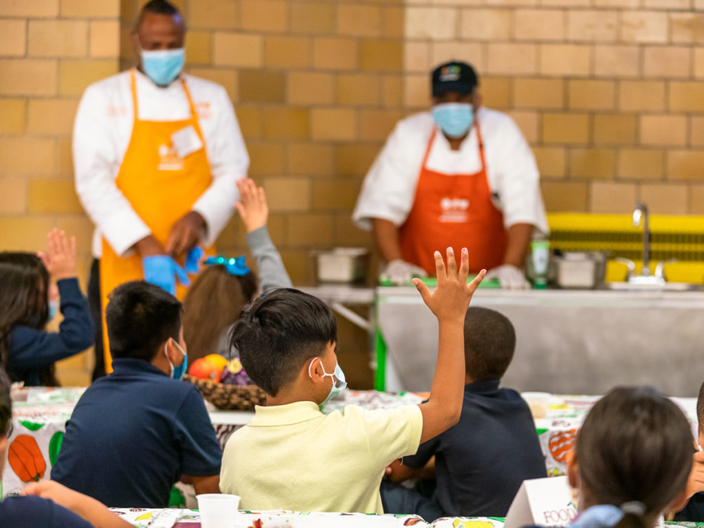 Teaching students how to cook