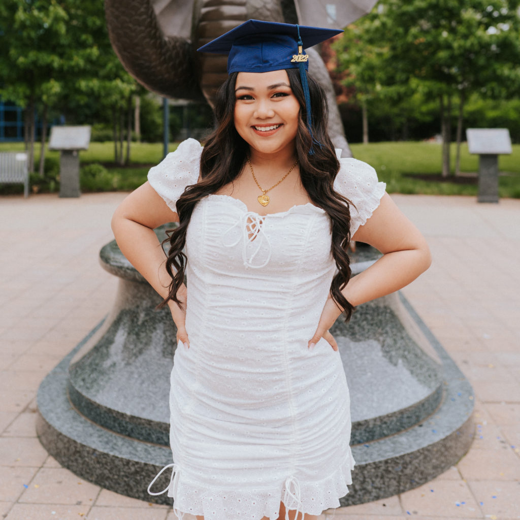 woman in graduation cap